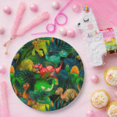 恐竜公園 ペーパープレート (パーティー)