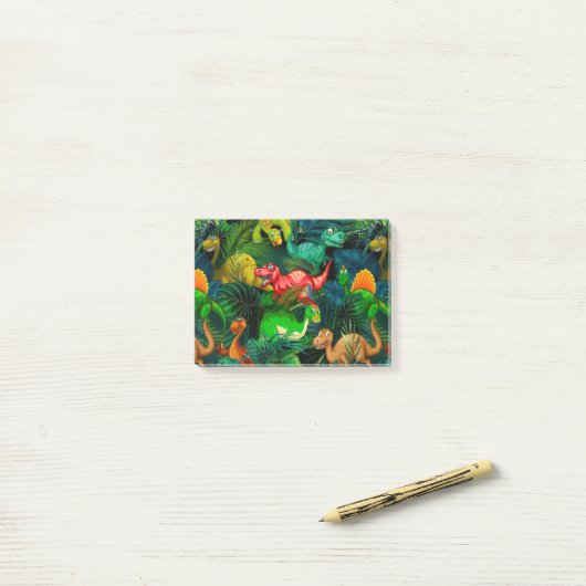 恐竜公園 ポストイット (デスク上)