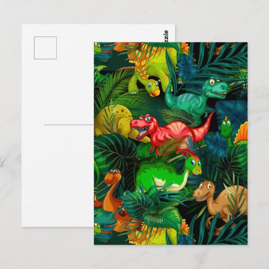 恐竜公園 ポストカード (正面/裏面)