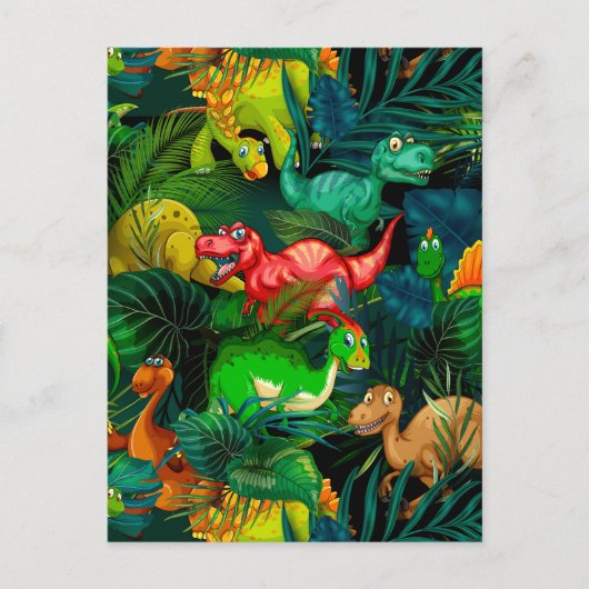 恐竜公園 ポストカード (正面)