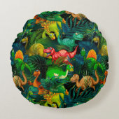 恐竜公園 ラウンドクッション (正面)