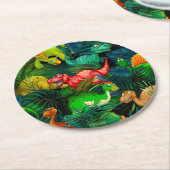 恐竜公園 ラウンドペーパーコースター (アングル)