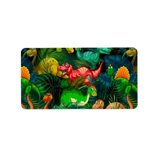 恐竜公園 ラベル (正面)