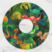 恐竜公園 ワイングラスタグ (裏面)