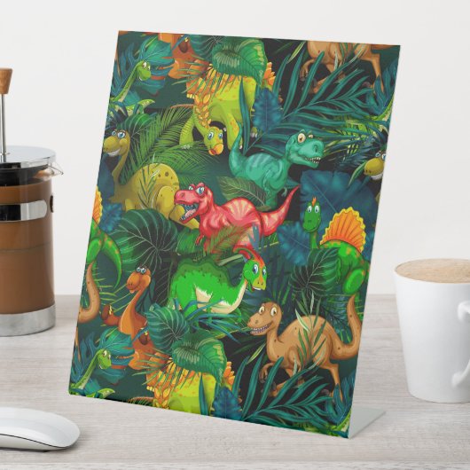 恐竜公園 台座サイン (インサイチュ)