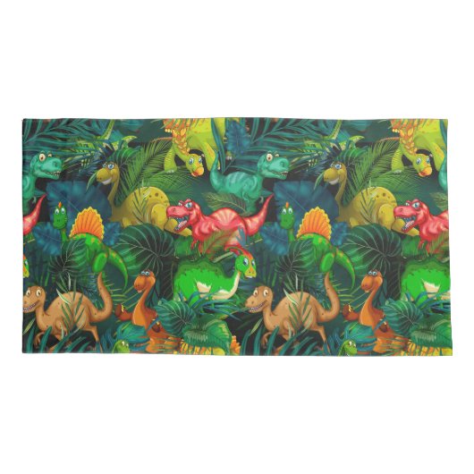 恐竜公園 枕カバー (裏面)