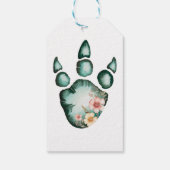 恐竜冒険少年の誕生日パーティー ギフトタグ (裏面)