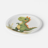 恐竜写真プレート ペーパープレート (アングル)