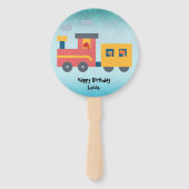 恐竜列車おもしろいのトラック男の子バック2学校誕生 ハンドファン (正面)