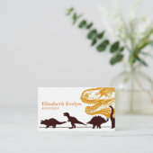 恐竜博物館 名刺 (スタンド正面)