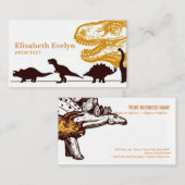 恐竜博物館 名刺 (正面/裏面)