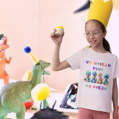 恐竜叫おもしろいび4つのアイスクリーム4歳の誕生日 Tシャツ