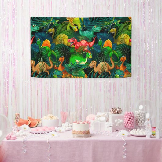 恐竜園 横断幕 (パーティー)