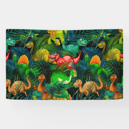 恐竜園 横断幕 (横)