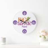 恐竜大カスタマイズ姉の時計 ラージ壁時計 (ホーム)