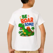 ⭐恐竜好きな子どものための「Be Roar some」ギフト🦖 Tシャツ (裏面)
