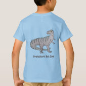 恐竜好きな少年に！「Prehistoric But Cool」恐竜Tシャツ Tシャツ (裏面)