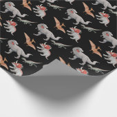 恐竜子供の誕生日ディノジュラシック誕生日 ラッピングペーパー (角)