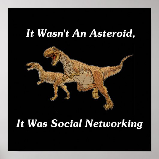 恐竜実在の消滅の原因 ポスター (正面)