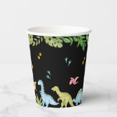 恐竜少年の誕生日パーティー 紙コップ (裏面)