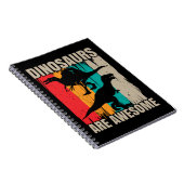 恐竜少年素晴らし女の子スピノサウルスのトレックスのレプト ノートブック (右側)