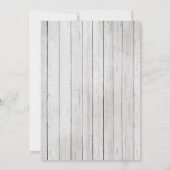 恐竜少年素朴赤ちゃんシャワー招待状 招待状 (裏面)