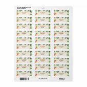 恐竜差出人住所ラベルディノパーティーボーイ ラベル (フルシート)