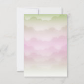 恐竜希望ベビー初の誕生日招待状 招待状 (裏面)