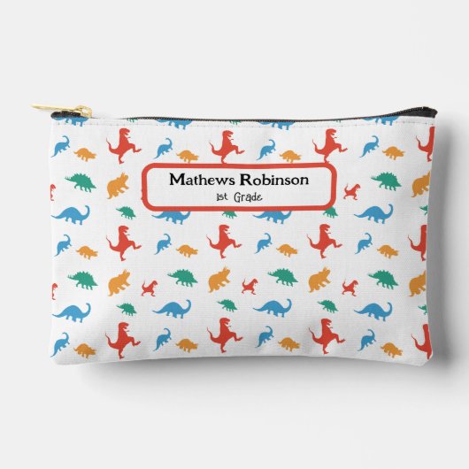 恐竜幼稚園カスタム アクセサリーポーチ (正面)