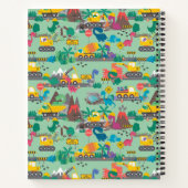 恐竜建築キッズパーソナライズされた ノートブック (裏面)