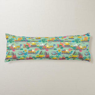 恐竜建築キッズ ボディピロー