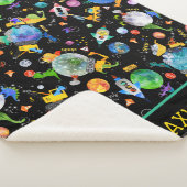 恐竜建築クルー宇宙キッズ シェルパブランケット (3/4)