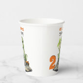 恐竜建築ボーイ誕生日 紙コップ (右)