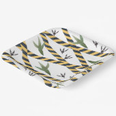 恐竜建築紙プレート ペーパープレート (傾斜あり)