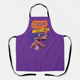 恐竜引用文 エプロン