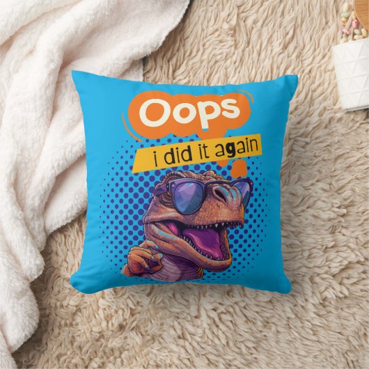 恐竜引用文 クッション (ブランケット)