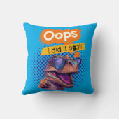 恐竜引用文 クッション (裏面)