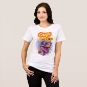恐竜引用文 トライブレンドTシャツ (正面全面)
