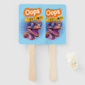 恐竜引用文 ハンドファン (正面&裏面)