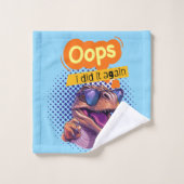 恐竜引用文 バスタオルセット (ウォッシュタオル)