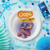 恐竜引用文 ペーパープレート (パーティー)