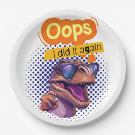 恐竜引用文 ペーパープレート