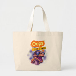 恐竜引用文 ラージトートバッグ