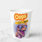 恐竜引用文 紙コップ (正面)