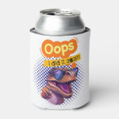 恐竜引用文 缶クーラー (缶正面)