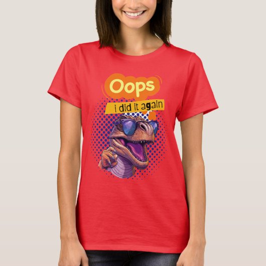 恐竜引用文 Tシャツ (正面)