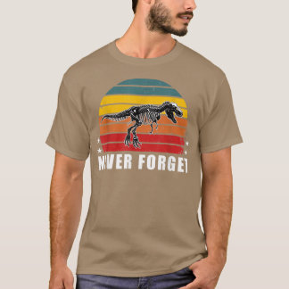恐竜忘れヴィンテージスケルトンD Tシャツ