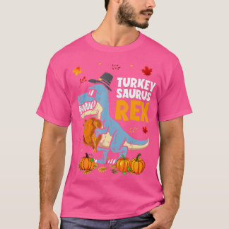 恐竜感謝少年七面鳥Saurus Tレックスピル Tシャツ