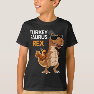 恐竜感謝祭トルコSaurus Tレックス Tシャツ