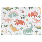 恐竜抱き枕 ラージペーパーバッグ (裏面)